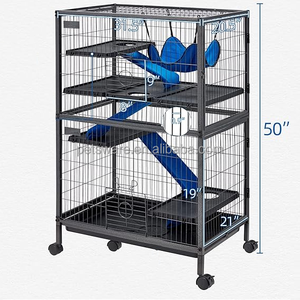 Tübüler <span class=keywords><strong>Deluxe</strong></span> büyük uzay küçük hayvan konağı evcil hayvan kafesi Relocation sarhoş tekerlek ile - Product Image 2