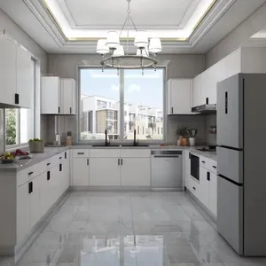 PVC Modern Design Style Kitchen Cabinet design kitchen