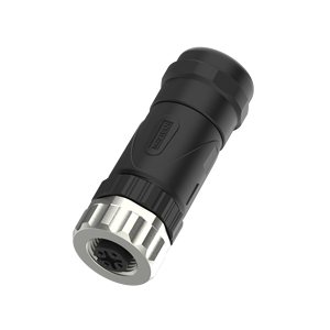 Conector Impermeable EAF422-8/S de 12 Pines con Carcasa de Latón y Nylon IP67 para Aplicaciones Automotrices/Comunicación de Datos - Product Image 1