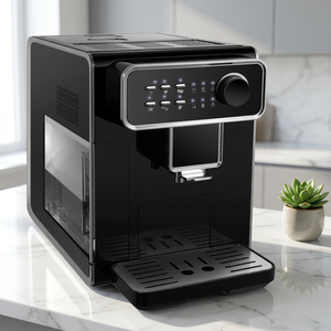 Cafetera Espresso con Bomba de 15 Bares de Presión, 1200W, Carcasa de Acero Inoxidable, Apagado Automático, Sistema de Preparación Doméstico - Product Image 1