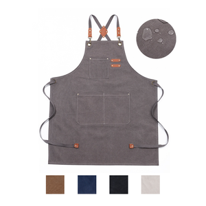 Tùy Chỉnh Vải Không Thấm Nước Bông Mềm Đầu Bếp Tạp Dề Có Thể Điều Chỉnh Làm Việc Tạp Dề Bền Denim Tạp Dề Cho Người Lớn - Product Image 3