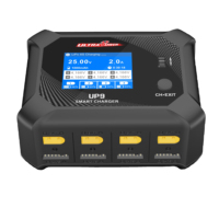 Chargeur RC à quatre canaux 2025, dernière génération, Ultra Power Factory UP9 AC 100W / DC 200W 5A pour avion sans pilote