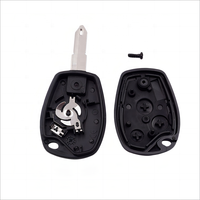 2 Boutons 3 Boutons coque de clé de voiture de remplacement coque de clé de voiture avec lame pour Renault