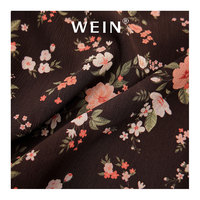 WI-B05 Fabrik Großhandel Crinkle Mode Stoff Chiffon Stoff Digitaldruck für Kleid und Rock
