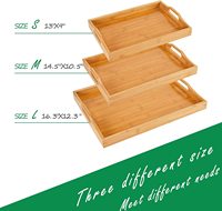Ensemble d'assiettes en bois de bambou FSC - Plateaux de service ronds minimalistes allemands, adaptés aux aliments, pour la maison et les restaurants, vaisselle écologique