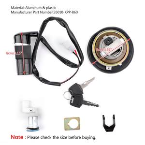 Juego de llaves de bloqueo de asiento de tapa de combustible de interruptor de encendido para <span class=keywords><strong>Honda</strong></span> <span class=keywords><strong>CBR125R</strong></span> 2004-2010 CBR125RS - Product Image 3