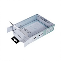 Scatola di Imballaggio Personalizzata Termoformata in PET PVC PP Trasparente per Esposizione al Dettaglio di Set di Rulli Facciali