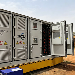 เครื่องกำเนิดไฟฟ้าพลังงานแสงอาทิตย์แบบไฮบริด 1.2MWh 2.4 MWh 720kWh 480kWh ระบบเชื่อมต่อกริดและระบบออฟกริด ระบบกักเก็บพลังงาน BESS แบตเตอรี่สำรองพลังงานแสงอาทิตย์ - Product Image 1