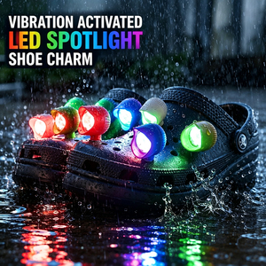 Breloques LED multicolores étanches à faible MOQ pour chaussures, mini phares décoratifs pour chaussures, vente en gros personnalisée - Product Image 1