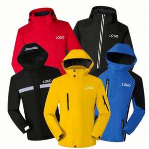 Vestes Softshell Imperméables Personnalisées avec Logo Brodé, Manteaux en Polyester, Coupe-Vent d'Extérieur, Veste de Travail pour Hommes – Vente en Gros - Product Image 2