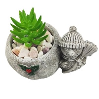 Prix d'usine - Pots à fleurs en béton léger pour la maison et le jardin - Petits pots en ciment pour bonsaïs et cactus en vente