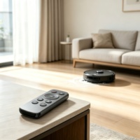 Télécommande intelligente en alliage d'aluminium RCT4013 avec code fixe, 13 boutons BLE et IR pour remplacement de télécommande TV