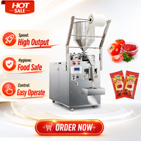Machine de remplissage et de scellage automatique de sachets pour liquides, pâtes et sauces visqueuses (tomate, chili, ketchup, mayonnaise) - Meilleures ventes