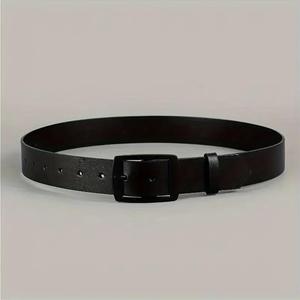 Cinturón de Lujo de Moda para Hombre, Cinturón de Cuero PU con Hebilla Metálica, Cinturón de Alta Calidad de Marca de Diseñador para Jeans, Cinturón para Mujer - Product Image 3