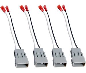 Conector adaptador Enchufe Arnés de cables Altavoces de 2 pines para 1990-Up para vehículos Honda y Acura Aplicación de automóviles - Product Image 1