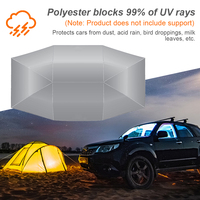 Pare-soleil pliant Anti-UV, 4.2m, 4.8m, 5.2m, matière anti-soleil, couverture pour le toit de la voiture, manuel, semi-automatique, avec télécommande