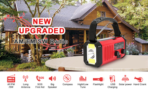 XSY-330 Offre Spéciale d'urgence Portable manivelle Radio 10000mah USB chargeur FM/AM Radio météo avec boussole lampe Radio solaire - Product Image 6