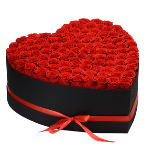 Ngày Valentine Ngày Kỷ Niệm Lãng Mạn Những Sự Dịp Đặc Biệt Thanh Lịch Lớn Lớn Hộp Thực Sự Lâu Dài Tự Nhiên Bảo Quản Hoa Hồng Vĩnh Cửu - Product Image 6