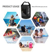 Sac à dos sec en Pvc de bonne qualité 5l 10l 15l 20l 30l, matière étanche, pour voyage, randonnée, Camping