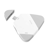 Lector de Tarjetas Externo Magnético de Alta Velocidad con USB 3.0 para Cámaras y Computadoras iPhone (CF/SD/TF)