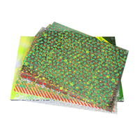 Feuilles de transfert comestibles pour décoration de gâteaux, format A4, papier chocolat, couleurs assorties, 50 feuilles/sac