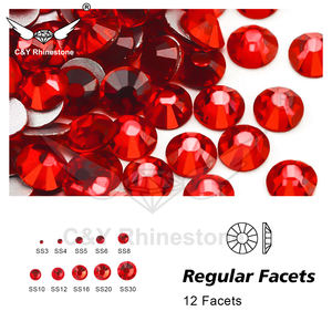 CY Y4 vente en gros de <span class=keywords><strong>strass</strong></span> à dos plat en verre de cristal en vrac sans correctif pour l'artisanat décoration de chaussures technique à coller - Product Image 3