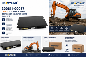 แผงควบคุมคอมพิวเตอร์หลัก CPU สำหรับรถขุด HEAVYLINK 300611-00057 DX140LC - Product Image 1