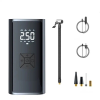 Gonfleur de pneus numérique portable de haute qualité 6000mAh 150PSI, pompe à air électrique pour voiture en ABS