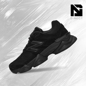New Balance 9060 'triple Black Suede' Chaussures de sport décontractées respirantes pour la marche, achat en ligne - Product Image 1