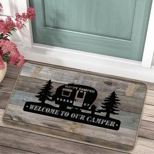 <span class=keywords><strong>Tapis</strong></span> d'entrée rétro pour <span class=keywords><strong>camping</strong></span>-<span class=keywords><strong>car</strong></span> <span class=keywords><strong>Tapis</strong></span> de <span class=keywords><strong>sol</strong></span> facile à nettoyer pour la porte d'entrée de la maison Paillasson de style <span class=keywords><strong>camping</strong></span> extérieur - Product Image 4