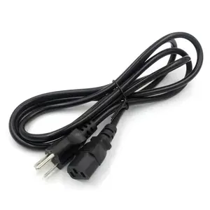 6FT US extension cords NEMA 5-15P to IEC C13 Plug 6Ft SVT 18AWG Power cord