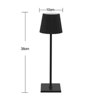 Lampe de table LED rechargeable en gros d'usine, lampe portable à intensité tactile, couleur personnalisable pour la maison, l'hôtel, le restaurant, la station balnéaire, cadeau