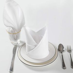 Serviettes de table en tissu 100% coton pour mariage, dîner, restaurant, hôtel, compagnie aérienne - Product Image 3