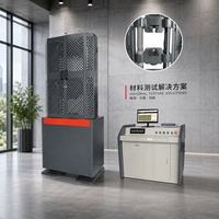 Máquina Universal de Ensayo de Tracción Accionada por Servomotor, Equipo de Prueba de Compresión, Flexión y Cizallamiento de Metales para Laboratorio