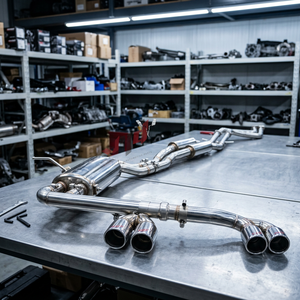 Sistema Completo de Escape Catback con Colectores y Tubo de Bajada para <span class=keywords><strong>BMW</strong></span> E46 M3, Piezas para 330i, Ajuste del Motor, Catback con Válvulas - Product Image 3