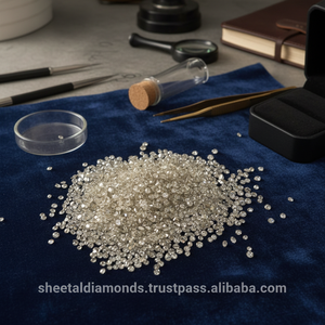 100% véritables Lâche Diamant 0.70mm À 1.80mm Taille Lot I / J-K Couleur - Product Image 3