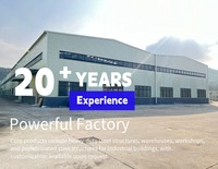 Kits d'atelier préfabriqués en acier pour entrepôt industriel, structure métallique en acier Q235/Q355, compatibles avec les grues portantes lourdes