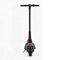 Elegante Scooter Eléctrico Urbano para Adultos, Plegable, Totalmente Negro, de Largo Alcance, 25 km/h, con Batería de Litio, Impermeable, de Dos Ruedas
