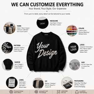 <span class=keywords><strong>Maglione</strong></span> in Mohair Jacquard con Lettere per Uomo, Logo Personalizzato OEM ODM, Maglieria Invernale Calda e Morbida, Pullover Casual Streetwear - Product Image 5