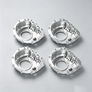 Boîtier de cloche de transmission manuelle et boîtier d'embrayage usinés CNC, couvercle d'extrémité de réducteur EV, composants en aluminium CNC sur mesure - Product Image 4