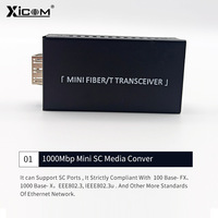 Transceiver Mini Gigabit Single-Mode Single-Fiber LC Port Model XC-1011MINI-SFP Jangkauan Transmisi 20km Cina