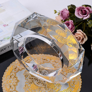 Promotion Custom Logo Luxury Crystal Ashtray Creative <b>Large</b> Ornament Special Offer Ideal Gift for Smokers - Product Image 4