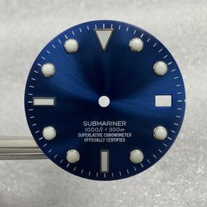 En Promotion Cadran de Montre Bleu Style NH35-36 | Face Lumineuse Personnalisée avec Texte 1000ft=300m | Fabricant OEM de Cadrans de Plongée - Product Image 4