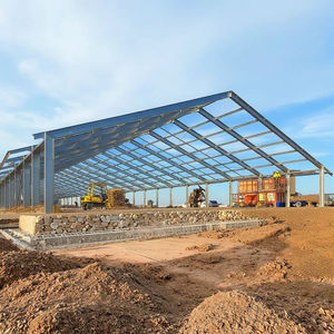 Atelier en structure métallique galvanisée anti-rouille à grande portée, écoénergétique, haute capacité de charge, taille personnalisée, production en usine - Product Image 1