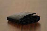 Dompet Kulit Hitam Asli Asli Asli Asli Hadiah Kasual untuk Hadiah Ulang Tahun Pria