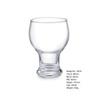 Verre à bière classique de 442 ml à large ouverture et base épaisse, verrerie commerciale pour brasseries, restaurants et services événementiels