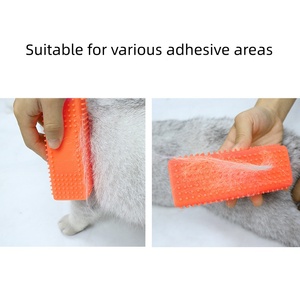<b>Silicone</b> Pet Massage Brush Set For Dogs Cats Soft Bristles Deep Cleaning Bathing <b>Tool</b> Colorful Non Slip Design - Product Image 4