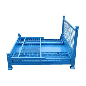 Heavy Duty ráp CuộN lồng Xe đẩy kim loại Pallet lưu trữ thép mạ kẽm giá