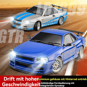 Nuevo Coche de Control Remoto RC 1:18, Modelo de Coche Todoterreno de Alta Velocidad con Tracción en las Cuatro Ruedas, <span class=keywords><strong>Nissan</strong></span> <span class=keywords><strong>GTR</strong></span> R34, Camioneta de Juguete RC de Carreras Bigfoot para Niños - Product Image 2