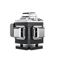 Niveau laser 16 lignes 360° auto-nivelant, niveau laser professionnel à lignes croisées vertes pour le bricolage ou les chantiers professionnels